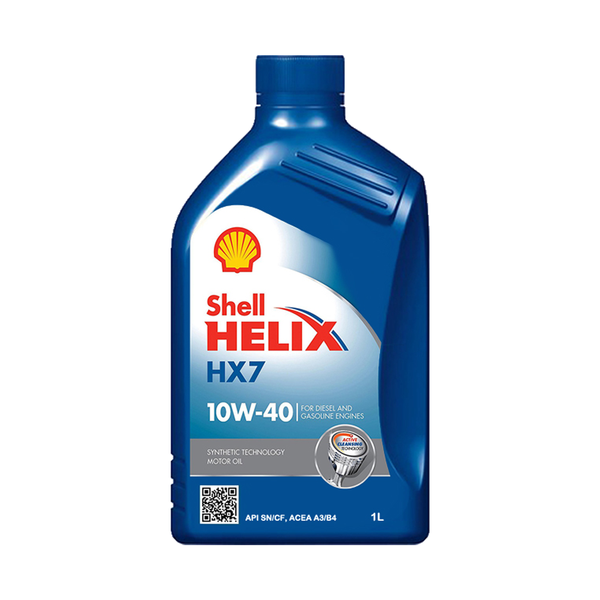 Олива моторна напівсинтетична SHELL Helix HX7 10W-40, 1л